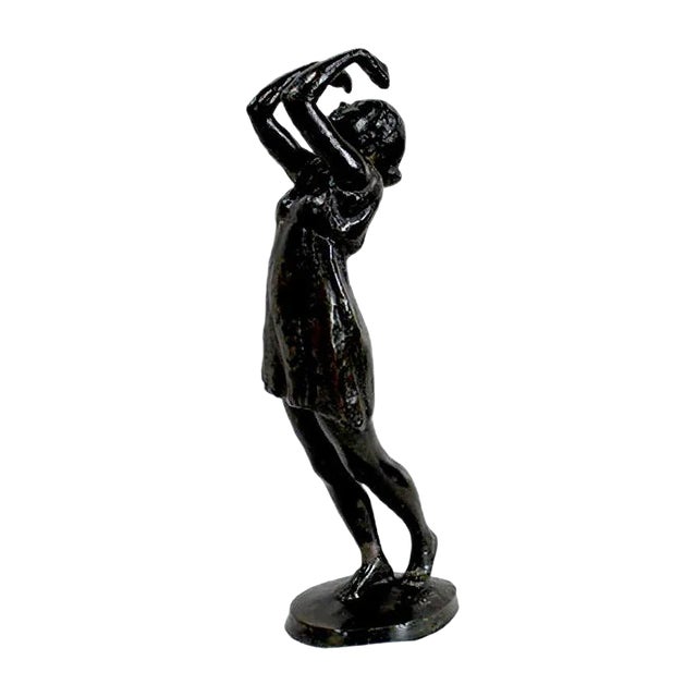 Bronze Dancer by G. Halbout du Tanney For Sale