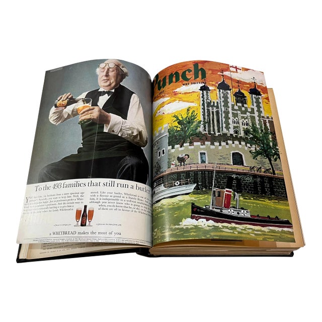 Punch Magazine July-December 1962 Bound Volume Art Politics Theatre For Sale