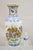 Vintage Chinese Satsuma Style Hand Painted Quail Bird Flower Porcelain Vase. Circa Late 20th Century. Measurements: 24.5"...