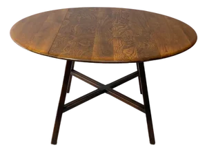 Colonial 377 Drop Leaf Table with Blue Label from Ercol, 1950s