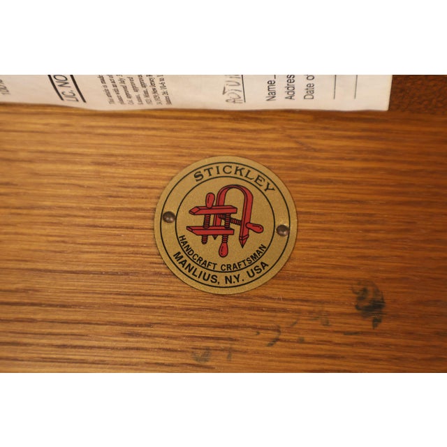 Stickley Mission Collection Harvey Ellis Oak Rocking Chair For Sale - Image 17 of 18