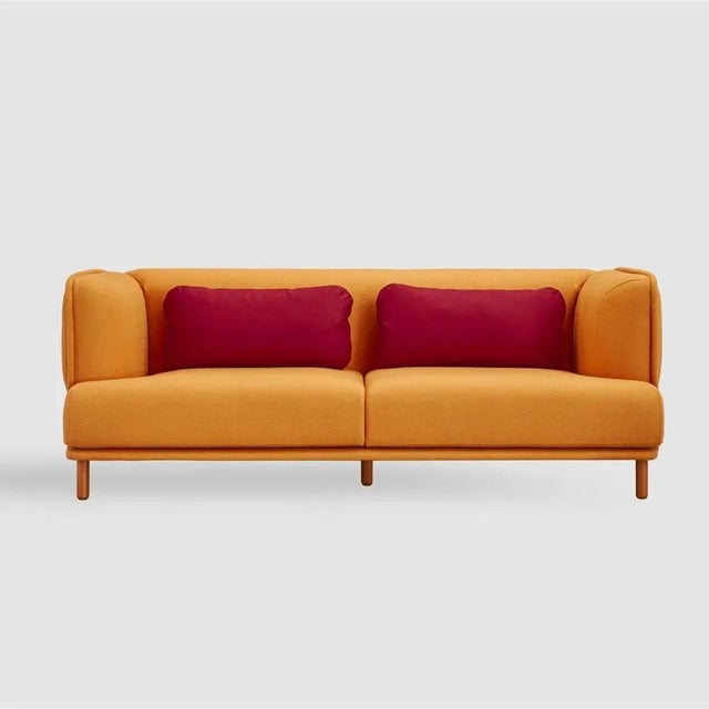 Hug sofa, 2 seaters by pepe albargues dimensions: w168, d95, h73, seat43 materials: pine wood structure reinforced with...