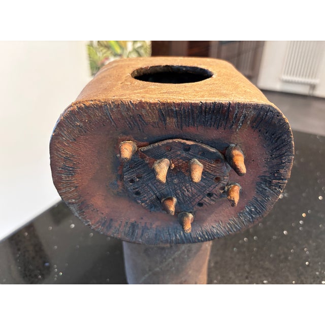Brutalist Vase from Gisbert & Barbara Haberland, Berlin, 1960 For Sale - Image 6 of 12