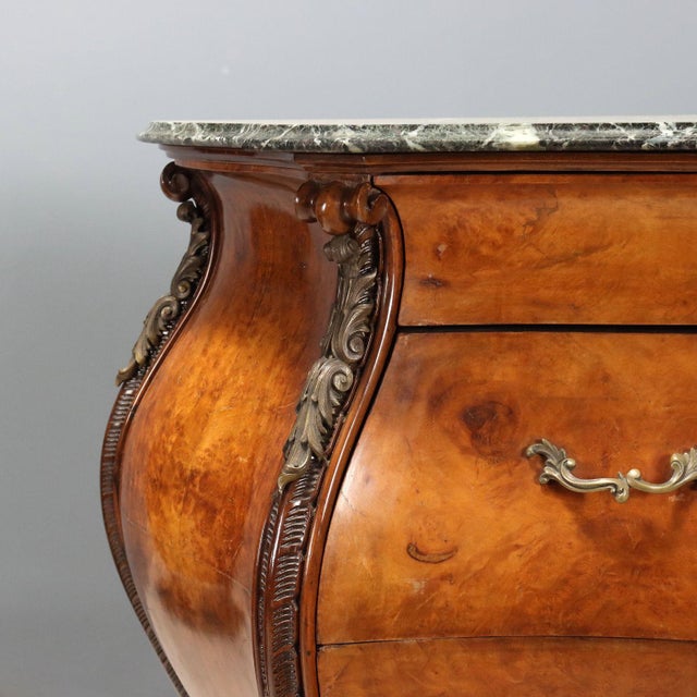 Baroque Dressers in Walnut and Walnut Burl, Set of 2 For Sale - Image 5 of 12