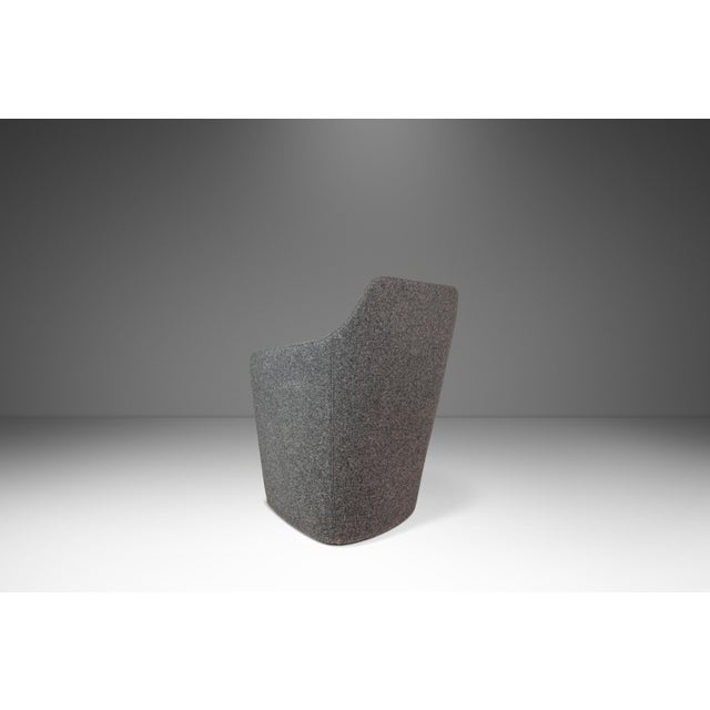 Set of Two (2) Post Modern "Bison" & "Venus" Lounge / Accent Chairs in Mohair by Simon Pengelly for Allermuir, United Kingdom, C. 2010s For Sale - Image 15 of 17