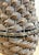 Mid-Century Modern Vintage MCM Rattan & Wicker Basket Plant Urn For Sale - Image 3 of 5