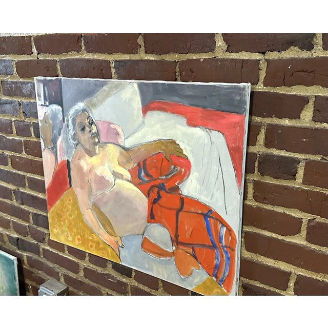 Artist: Sally Turner (1916-1997) Title: Untitled Medium: Acrylic on Canvas Period: ca 1970s or 80s Dimensions: 24" x 30"...