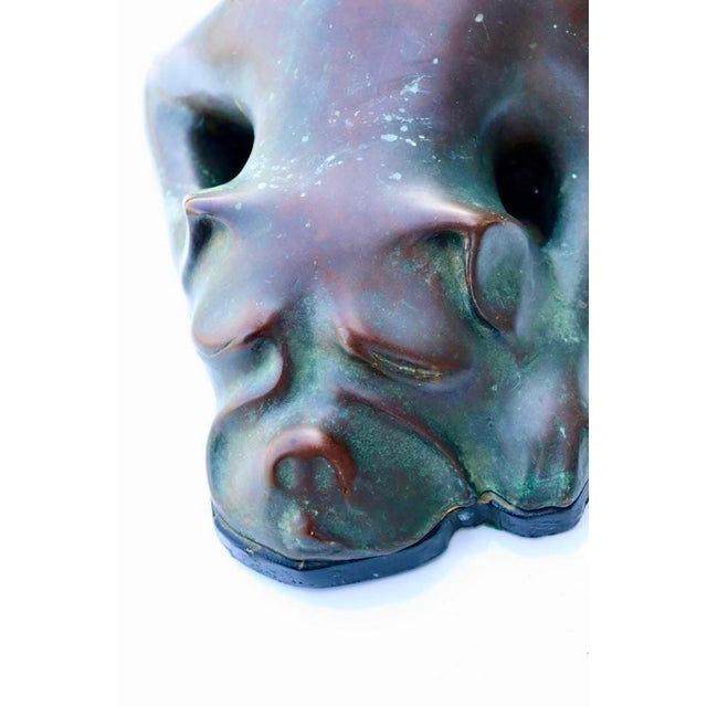Colin Webster Watson, Large Bronze Modernist Biomorphic Sculpture Sleeping Dog Colin Webster Watson, 1973 For Sale - Image 14 of 18