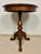 Wood Round Occasional Table with Inlaid Top, 1920s For Sale - Image 7 of 11