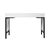 Wood Swirl Writing Desk - White For Sale - Image 7 of 9