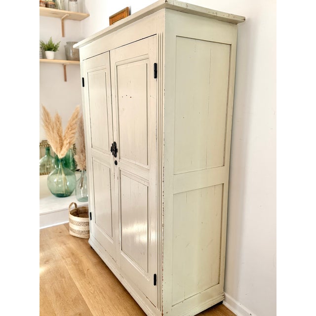 Antique French Provincial Armoire, 1870 For Sale - Image 10 of 13