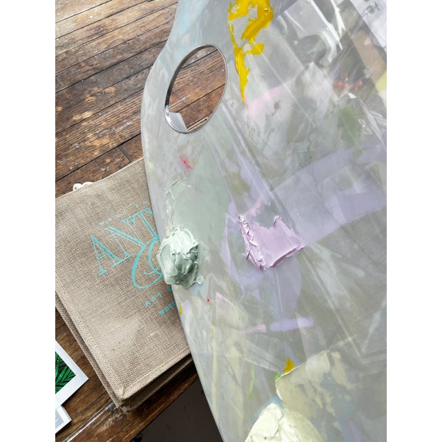 Acrylic Painting by Belarusian Artist Yury Darashkevich “Behind the Scenes Palette #6 Soft” For Sale - Image 9 of 13