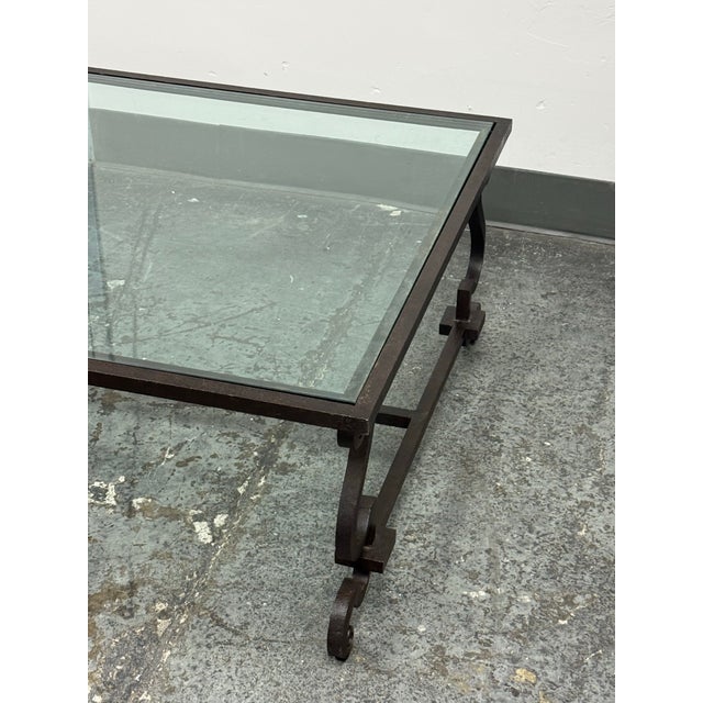 Ralph Lauren Home Alpine Lodge Collection Glass Coffee Table For Sale - Image 9 of 12