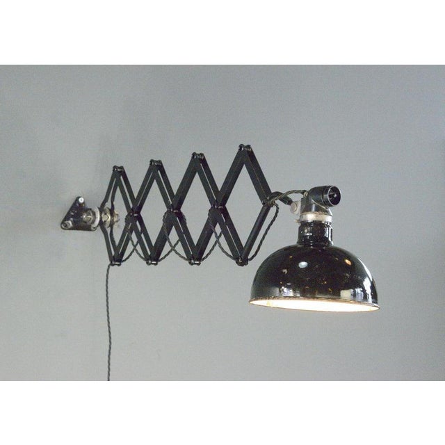 Industrial Scissor Lamp by Rademacher, 1930s For Sale - Image 12 of 12