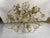Traditional Murano Glass and Floral Tole Chandelier For Sale - Image 3 of 13
