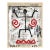 Spiral Dance - Original Pop Street Art Acrylic Painting on Newspaper by Gary John For Sale