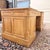 Metal English Teak Desk with Brown Leather Top For Sale - Image 7 of 18