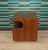 1970s Walnut Record Player Side Table on Casters, 1970s For Sale - Image 5 of 12