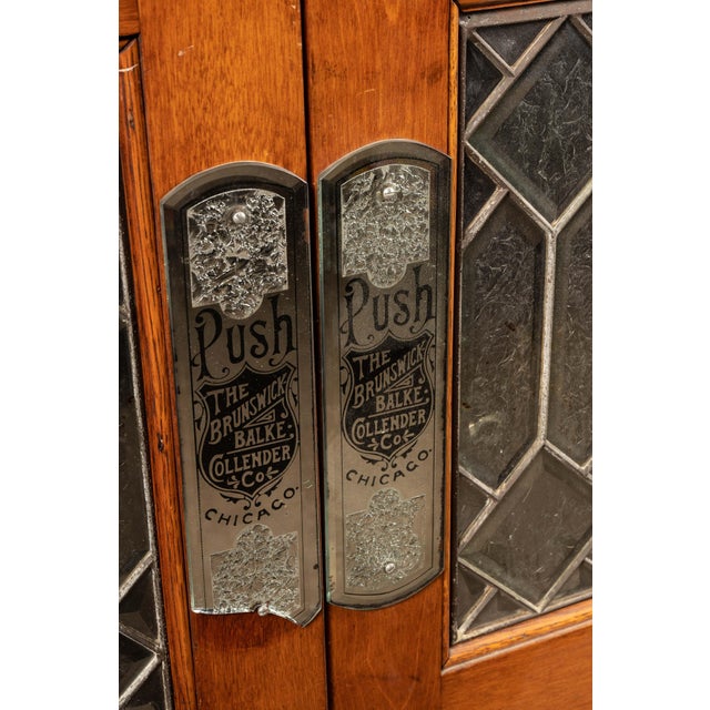 Late 19th Century Mahogany Brunswick Saloon Doors For Sale In Chicago - Image 6 of 9