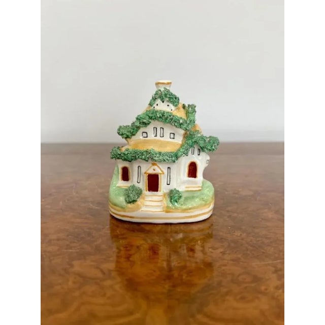 Late 19th Century Victorian Staffordshire Cottage Figure, 1880s For Sale - Image 5 of 5