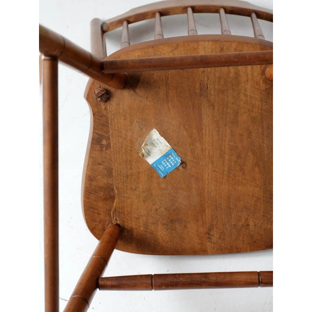 Mid-Century Tell City Windsor Chair For Sale - Image 9 of 10