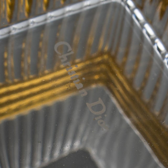 Contemporary Christian Dior Paris Crystal Desk Accessory Pencil Cup, circa 1990 For Sale - Image 3 of 16