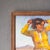 Wood Figure Painting of a Girl in Yellow on a Soutwestern Mesa Landscape For Sale - Image 7 of 14