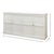 Classic White Paneled Buffet, 75 Inches Wide, 15 Deep For Sale - Image 10 of 10