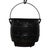 Art Nouveau Antique 99" Black Painted Metal Wishing Well With Cast Iron Planter C1920 For Sale - Image 3 of 9