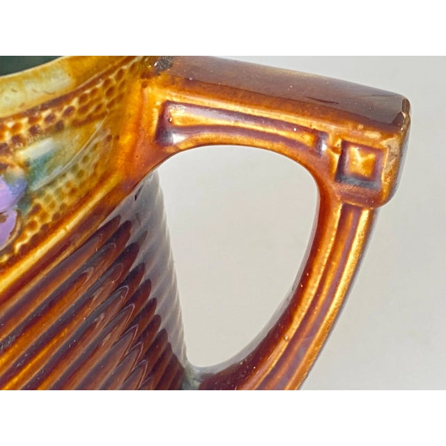Green Majoric Pitcher George Jones About 1900, France, 1890s For Sale - Image 8 of 9