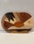 Late 20th Century Artisan Wooden Intarsia, Sunset Over Beach Waves, Signed. For Sale - Image 11 of 11