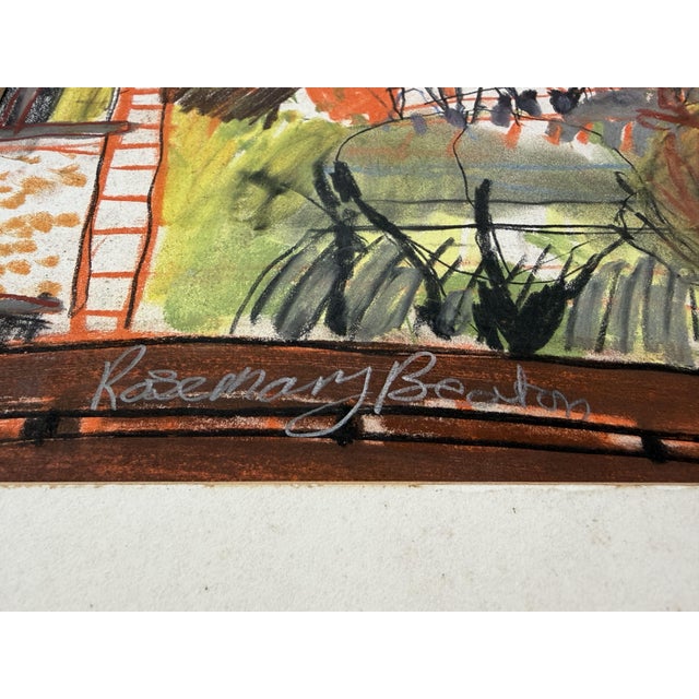 Rosemary Beaton, Landscape, 1985, Mixed Media on Paper For Sale - Image 4 of 10