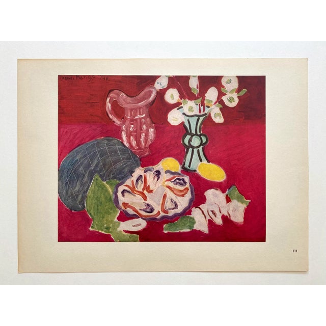 Henri Matisse Vintage 1946 Limited Edition French Fine Art