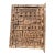 Vintage African Dogon Hand Carved Wooden Granary Door Mali Art With Lock For Sale