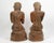 Paint Asian Dry Lacquer Sculptures, 1800s, Set of 2 For Sale - Image 7 of 10