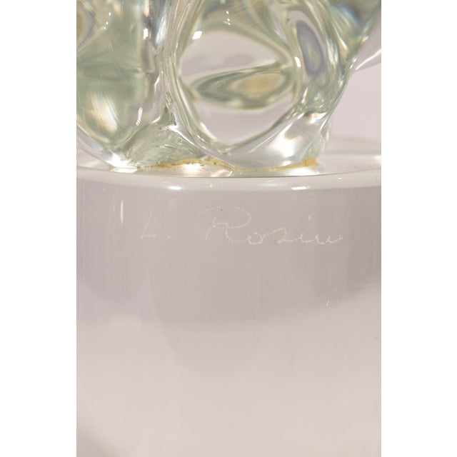Mid 20th Century Loredano Rosin (1936-1992) Untiled (Female Figurative Nude) Signed Glass Modern For Sale - Image 5 of 7