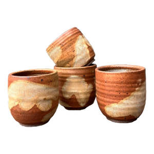 Vintage Original Studio Pottery Cups - Set of 4
