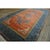 1920s Orange Pictoral Field Greek Key Antique Chinese Art Deco Wide Gallery Rug For Sale - Image 9 of 10