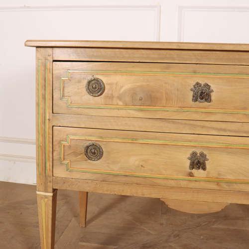 Italian Bleached Walnut Chest of Drawers For Sale - Image 3 of 11