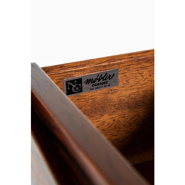 Rosewood Cabinet Attributed to Arne Vodder for N.C. Møbler, Denmark, 1950s For Sale - Image 11 of 15