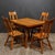 Mid-Century Modern Antique Sikes "Colonist Craft" Solid Hardwood Dining Set c.1930 For Sale - Image 3 of 18