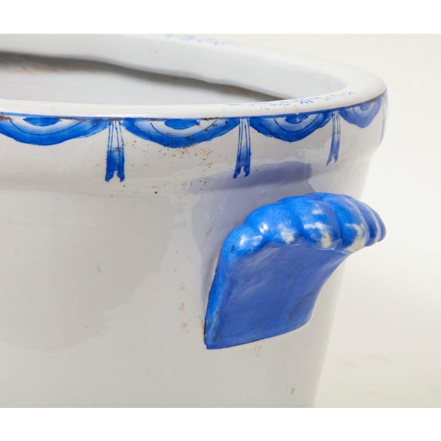 Chinese Export Style Porcelain Oval Basin For Sale - Image 11 of 11