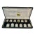 Vintage Plata Lappas Argentina Modernist Silver Plate Knife Rests, Set of 12 in Original Presentation Box For Sale