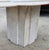 White Vintage Italian Marble Side Tables Pair For Sale - Image 8 of 12