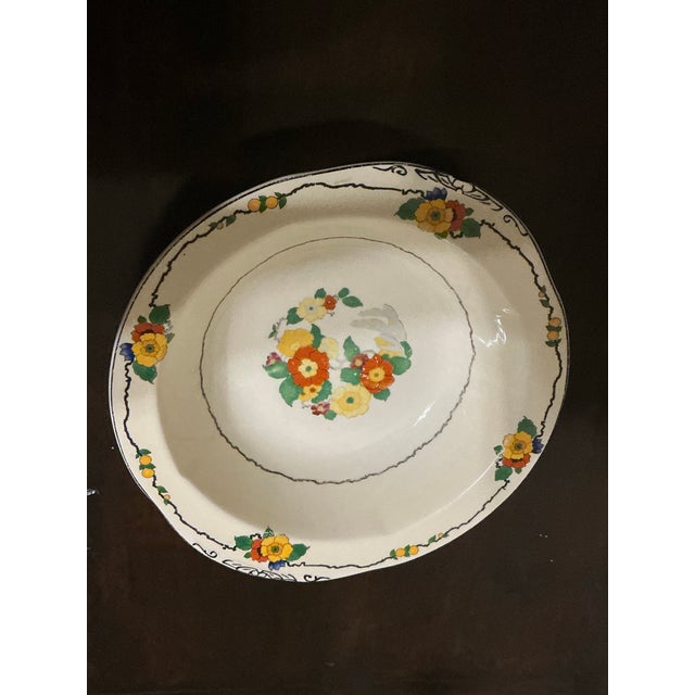 Antique w.h. Grindley & Co. “Chelsea Ivory” English Ironstone Gravy Boat & Underplate For Sale - Image 12 of 12