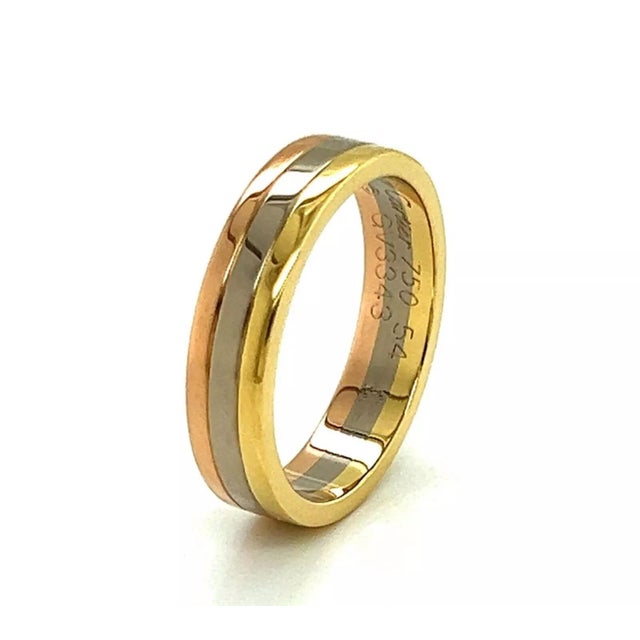 Cartier 18Kゴールド リング Vintage Cartier 18k yellow gold walking panther band – Jack