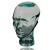Postmodern Late 20th-Century Recycled Glass Mannequin Head Sculpture For Sale - Image 3 of 8
