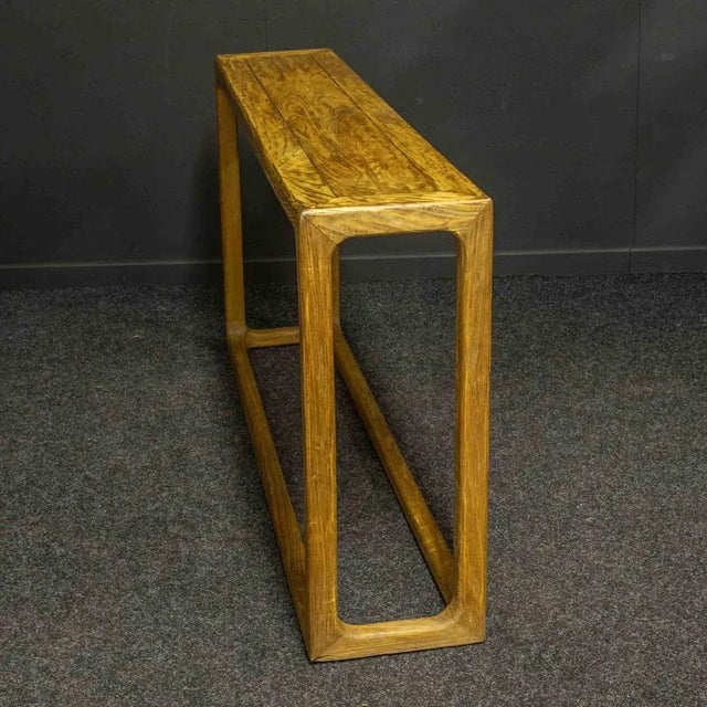 Chinese Elm Altar Table, 1970s For Sale - Image 4 of 11