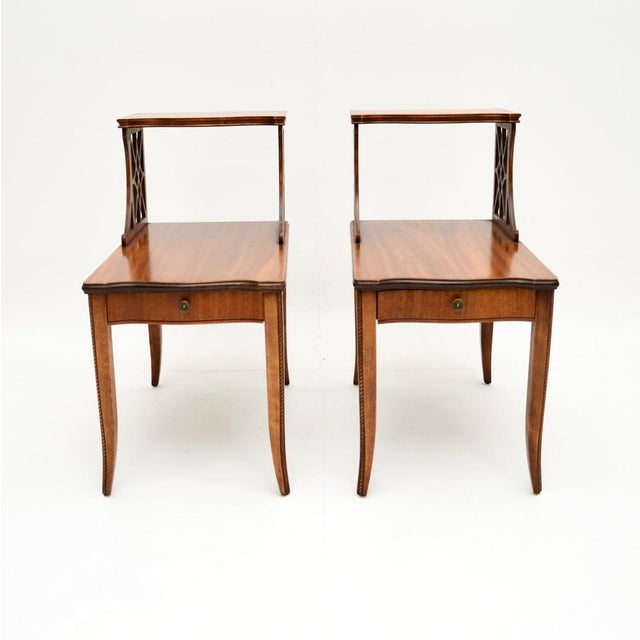 Regency Style Side Tables, 1930s, Set of 2 For Sale - Image 4 of 11
