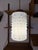 Pendant Lamp in Structured Glass and Teak, Denmark For Sale - Image 10 of 11
